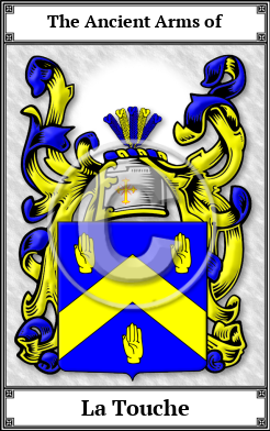 La Touche Family Crest Download (JPG)  Book Plated - 150 DPI